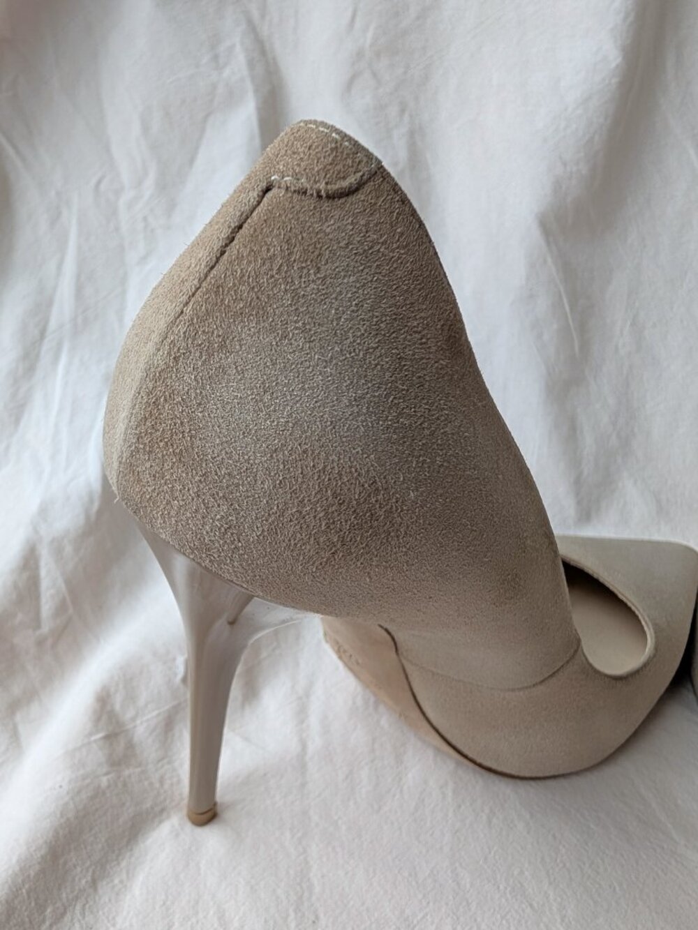 JIMMY CHOO Anouk Suede Pointed-Toe Pump | Size EU 37.5/US 7.5 - Picture 7 of 10
